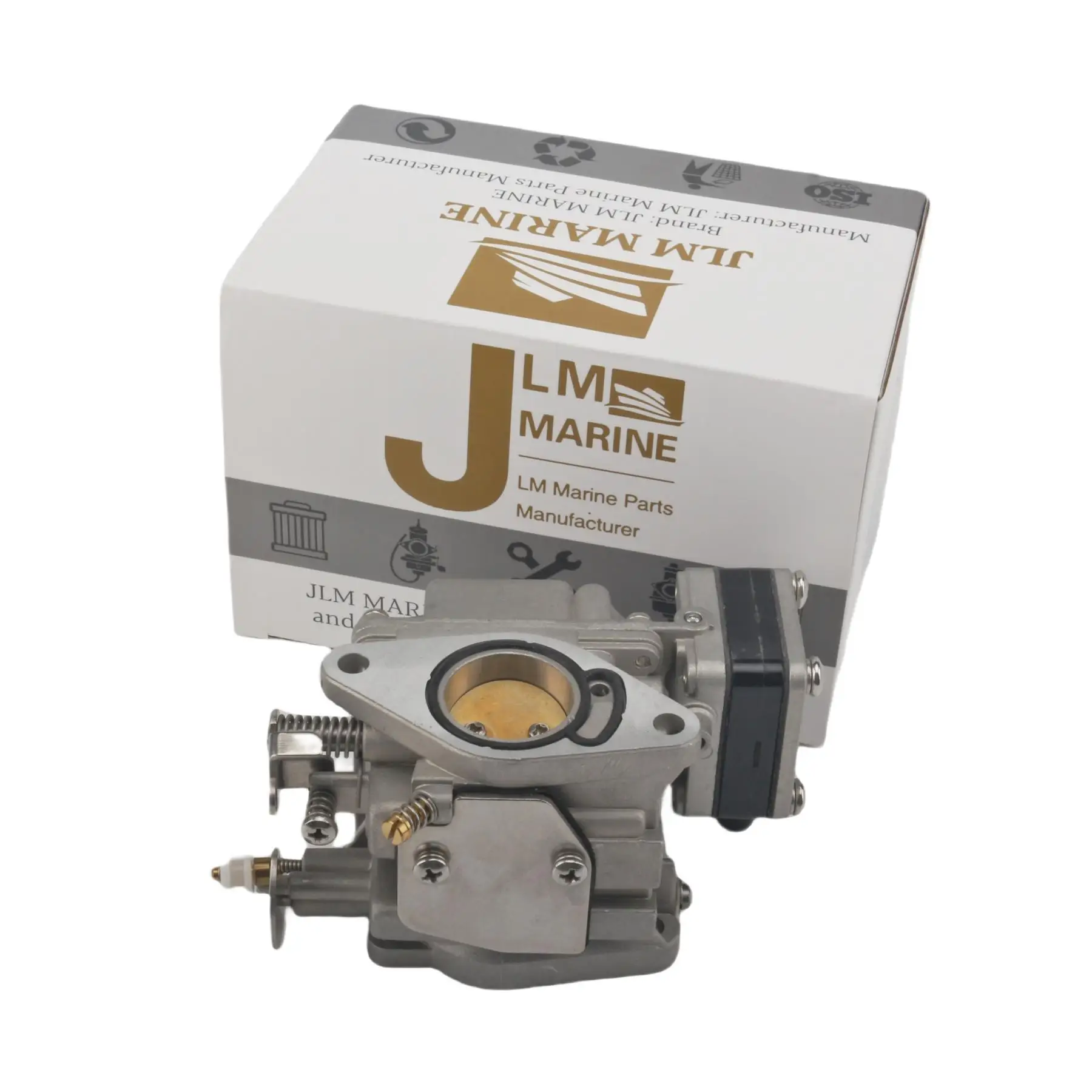 

JLM 3LD-03100-1 3LD-03100-2 Outboard Carbs Carburetor for Nissan Tohatsu 18HP MX18E2 Motor 3LD03100M