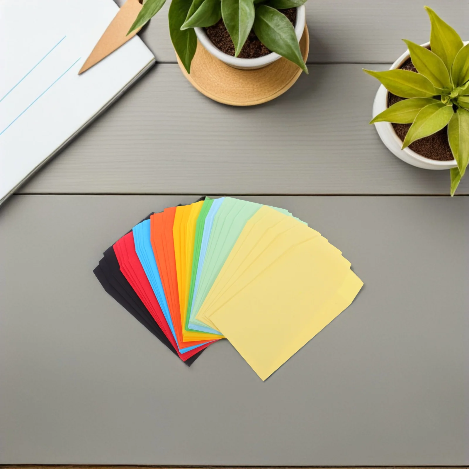 10개입 10색 컬러풀 봉투 현금 보관 봉투 카드 포장 우편 선물용