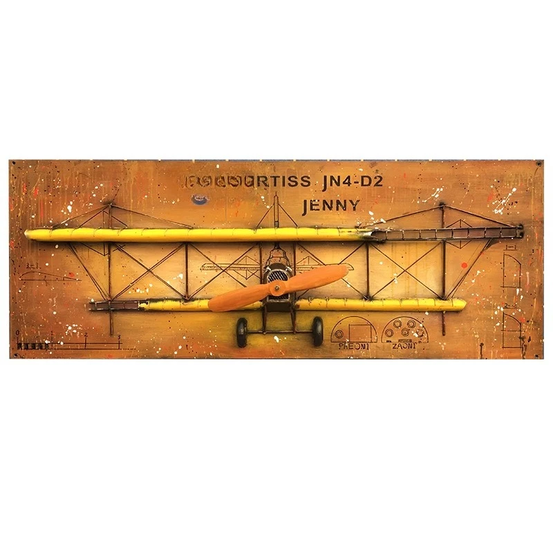 

Retro handmade three-dimensional plane iron painting home bar cafe wrought iron wall background wall decoration pendant