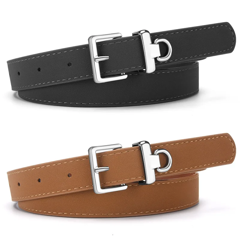 

Popular Retro Belt Fashionable and Versatile High-end PU Suede Velvet Belt with Fur Dress Jeans and Leather Belt