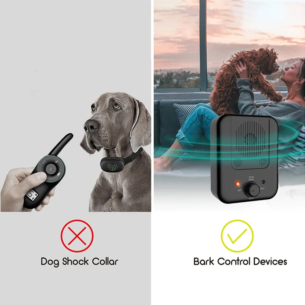 Ultrasonic Dog Repeller Anti Barking Device Dog Barking Control Devices Stop Barking Dog Devices Outdoor Bark Deterrent Silencer