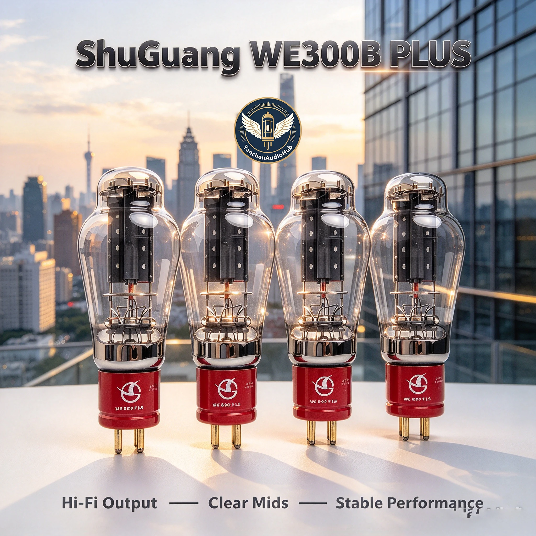CHN 2027 ShuGuang-WE300B PLUS Tube Direct Generation JJ Golden Lion 300B Tube