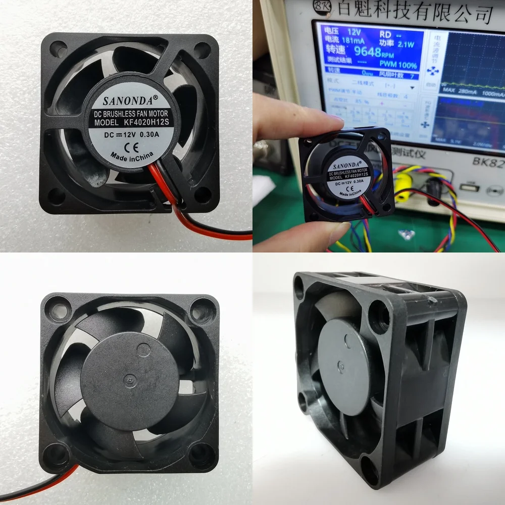 

4020 12V 0.30A DC Brushless Cooling Fan for Beauty Devices Inverters Power Supplies Heaters Aromatherapy Diffusers Home