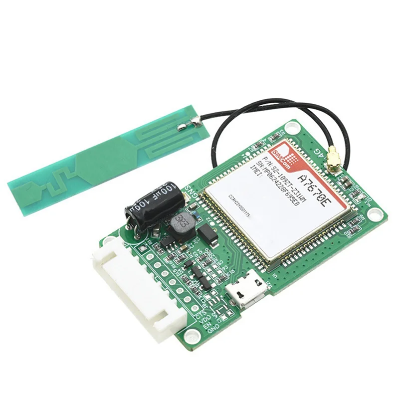 【USB-C Cable】2X A7670E SIMCOM 4G LTE Cat1 Module Core Board With SIM Card Slot TTL UART 2G LTE-FDD B1/B3/B5/B7/B8/B20 GSM 900/18