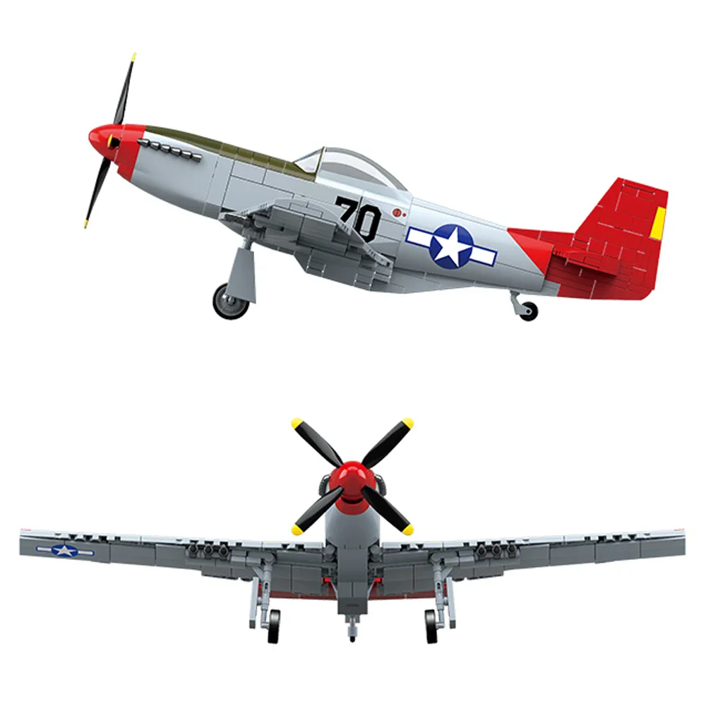 Weltkriegsarmee Militärsoldaten SWAT UK: Spitfire Fighter F MK. La Type Modellbau-Bausteine Spielzeug Geschenk – Detail 18