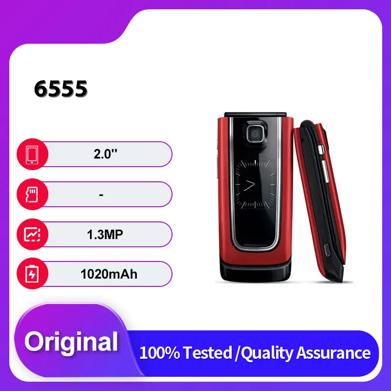 الأصلي مقفلة 6555 شريحة واحدة GSM 900/1800/1900 2G/3G بلوتوث الهاتف المحمول لوحة المفاتيح العربية الروسية المصنوعة في فنلندا