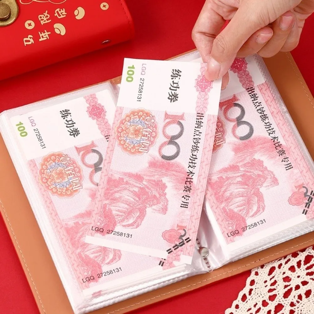 50Sheets Saving Money Binder Loose-leaf Refillable Planner Organizer Cash Envelopes Savings Handbook