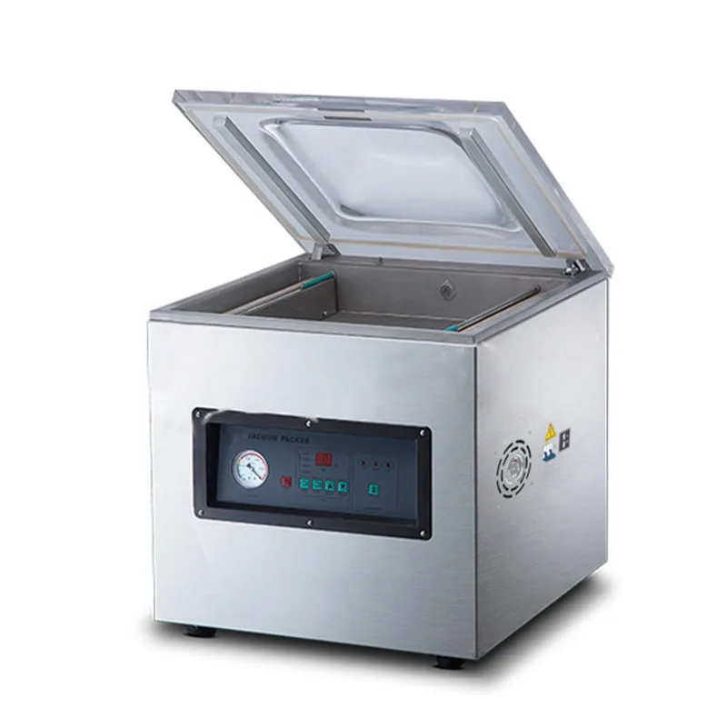 آلة ختم الفراغ الصناعية المصنوعة من الفولاذ المقاوم للصدأ لتعبئة المواد الغذائية والمنتجات غير الغذائية للمطاعم والتقديم والاستخدام المنزلي