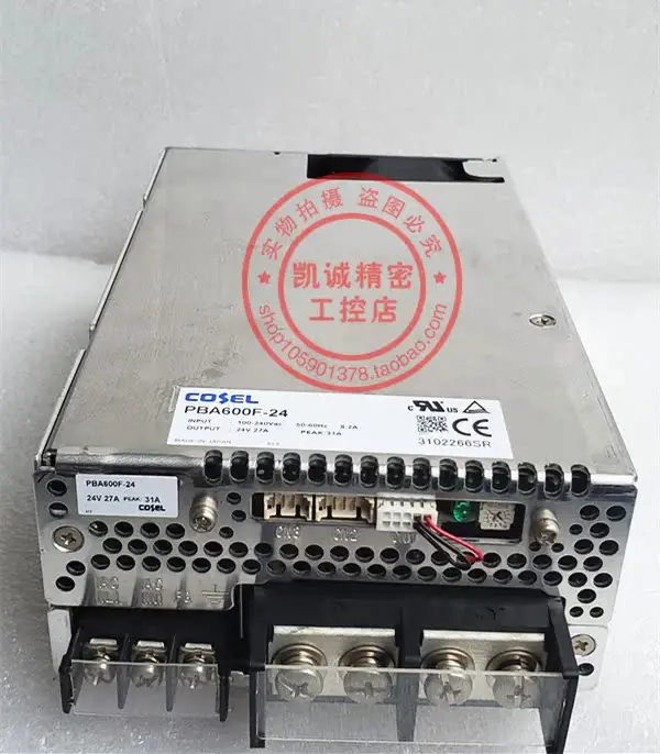 Fonte de alimentação importada original, PBA600F-24, 24V, 27A, em estoque