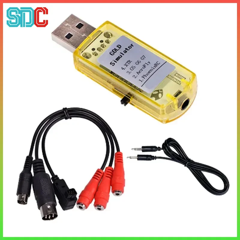 30 In 1 RC USB Flight Simulator With Cables For G7 Phoenix 5 0 Aerofly XTR VRC FPV Racing RC Quadcopter Flight Training