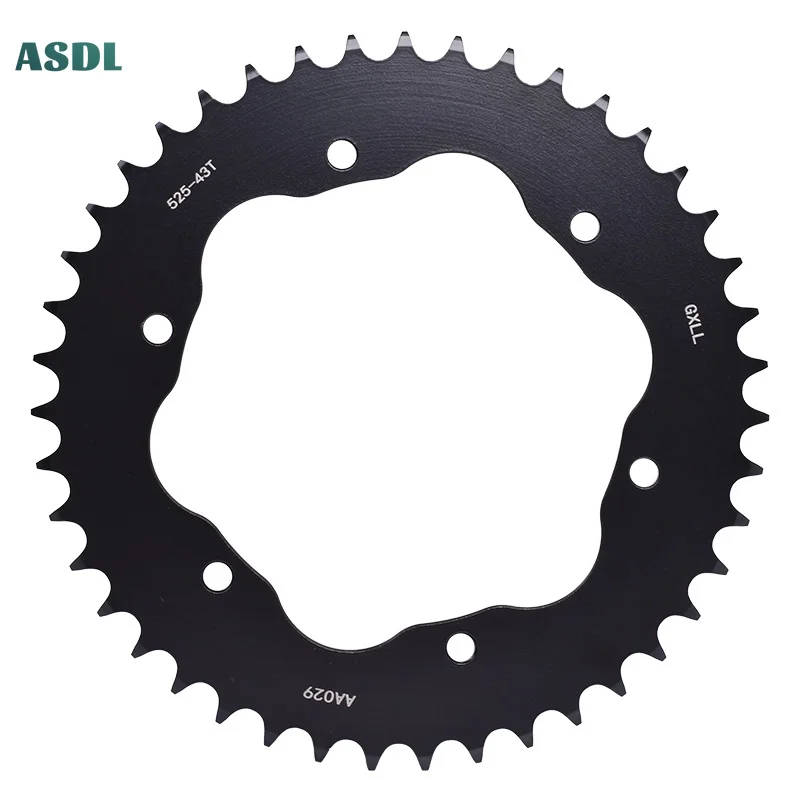 Motorcycle Rear Sprocket Carburized Steel for Ducati Road 1198 Diavel 2011-2018 1198Diavel AMG Carbon Cromo Dark Strada Titanium