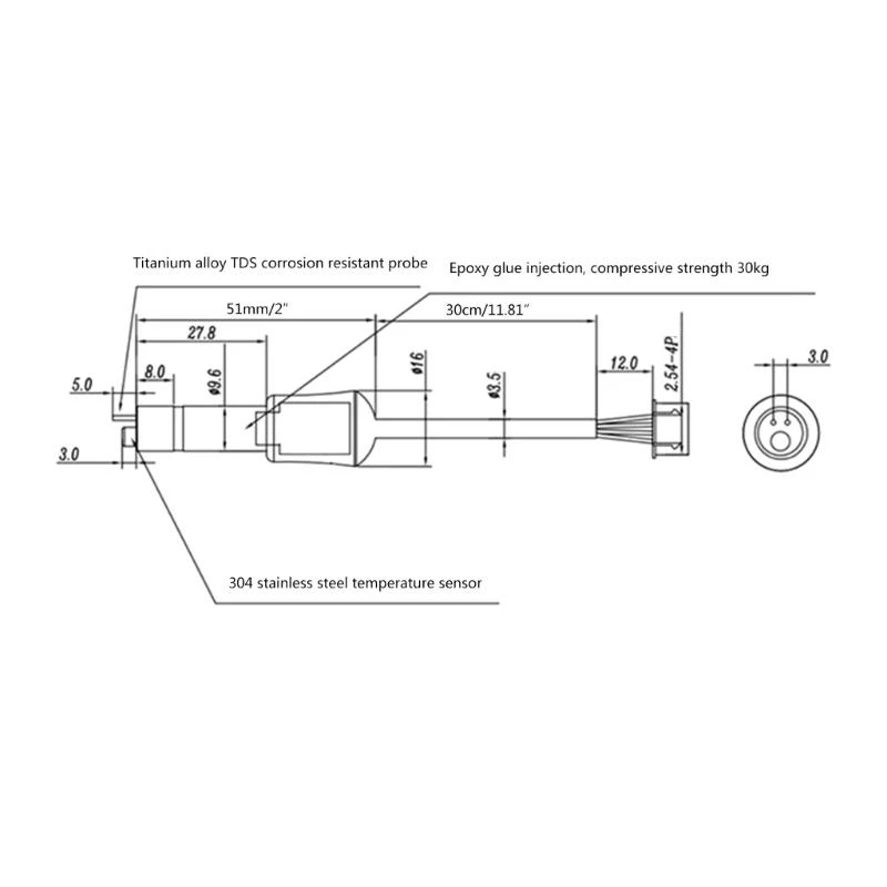 652F Water Quality Detection Module Dual Digital Water Monitor Equipment