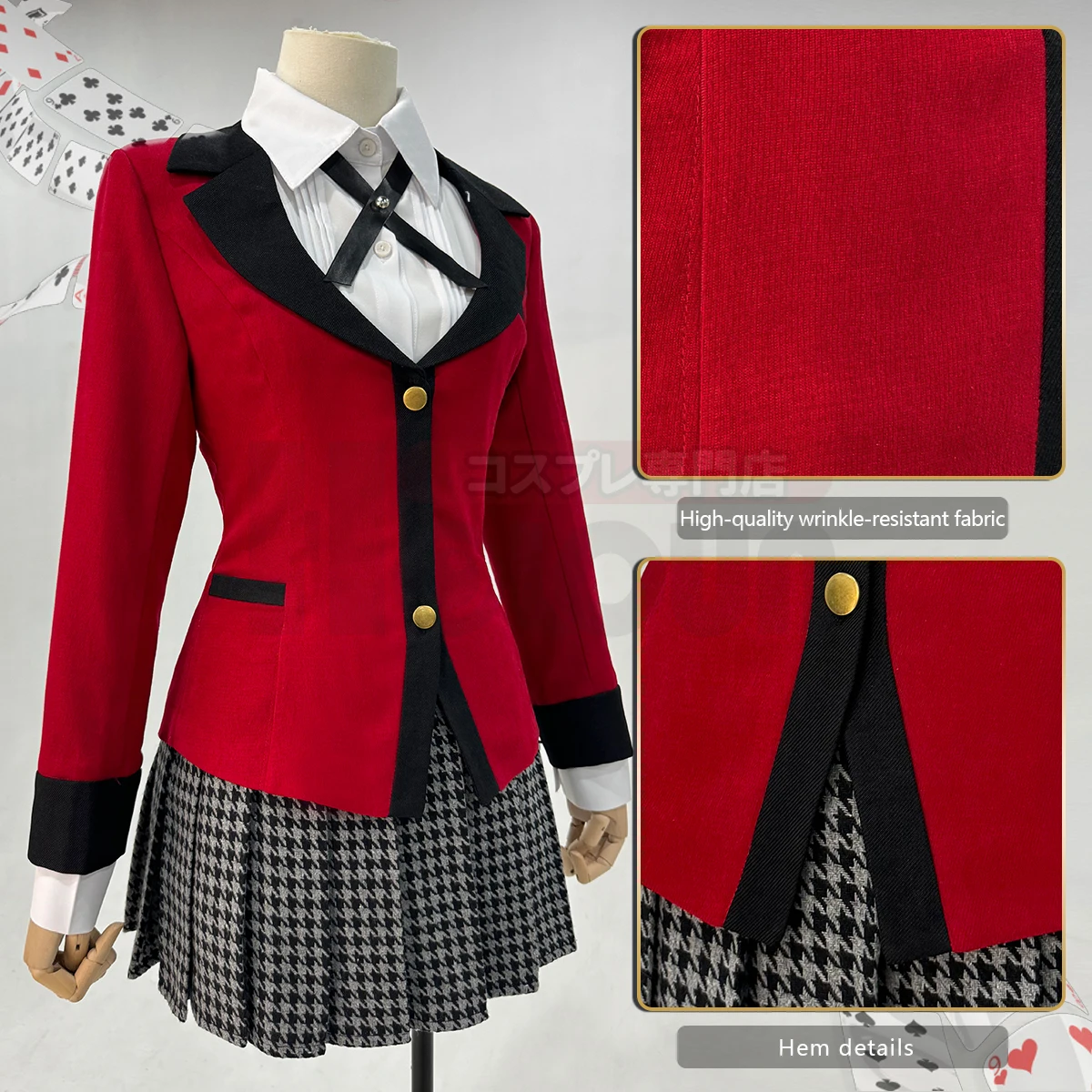 HOLOUN Jabami Yumeko Kakegurui - đánh giá và giá Anime Cosplay Kakegurui