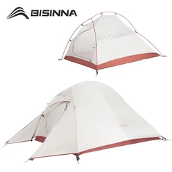 BISINNA Ultralight Camping Tent Backpack Tent 20D Nylon Waterproof Outdoor Hiking Travel Tent Cycling Tent 1-2 person