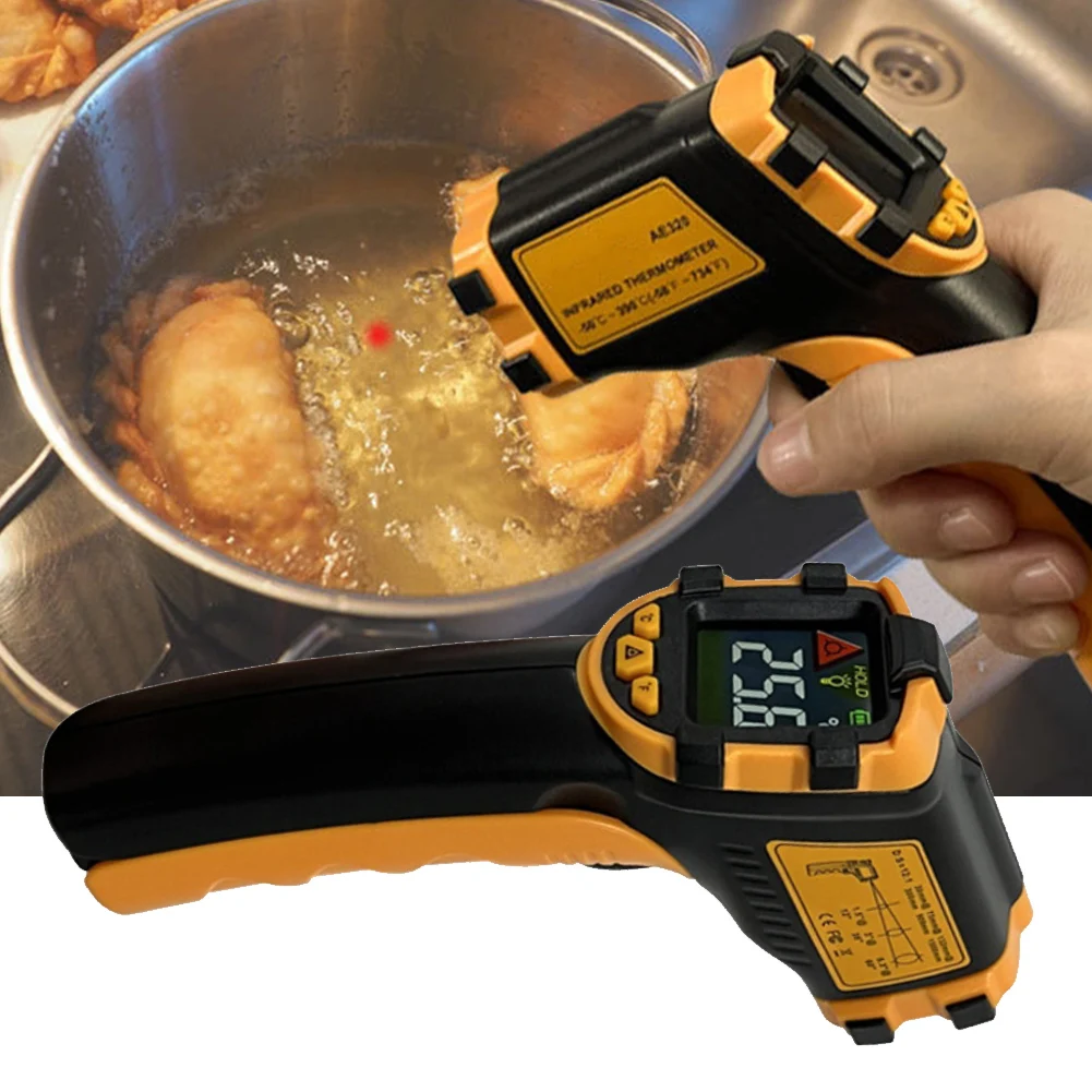 Infrared Digital Thermometer for Water Air Conditioning and Floor Heating with High Sensor and Data Lock Function