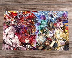 YuGiOh tappetino da gioco caduta di Albaz tappetino per cani ika church Tri-brigation Kitt TCG CCG mat tappetino da gioco per carte collezionabili tappetino per Mouse borsa gratuita 60x35cm