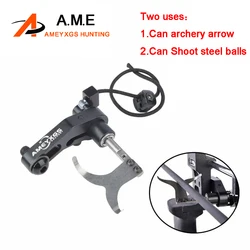 1pc Archery Drop Away Arrow Rest CNC Metal Can Shooting Steel Balls High Speed for Right Hand Compound Bow Arrow Rest Hunting