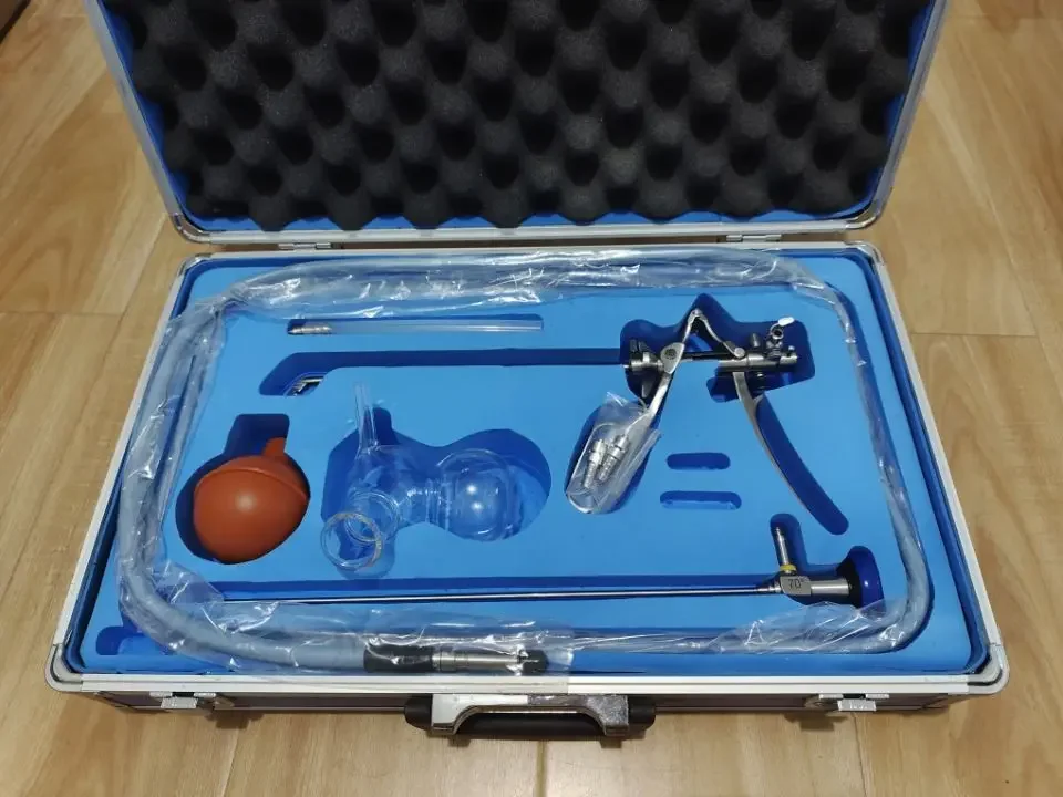 2025 Urology Curved Lithotrite Forceps Lithotripsy Set