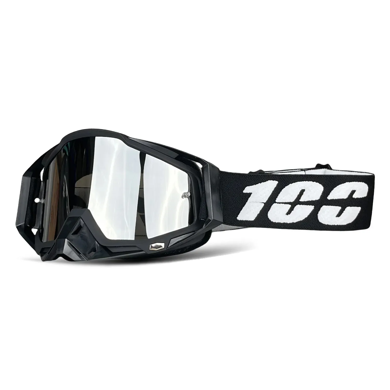 

100 Unisex Motorcycle Goggles - Windproof & Dustproof Protective Eyewear, Fits Most Helmets for Men & Women Riders