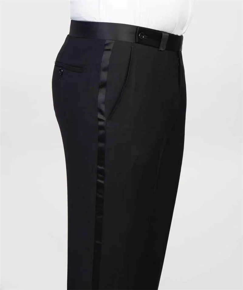 Luxury Crystals Men Suits 2 Pcs Velvet Blazer+Cotton Pant Business Prom Wedding Tuxedo Customized Formal Office Jacket Trousers