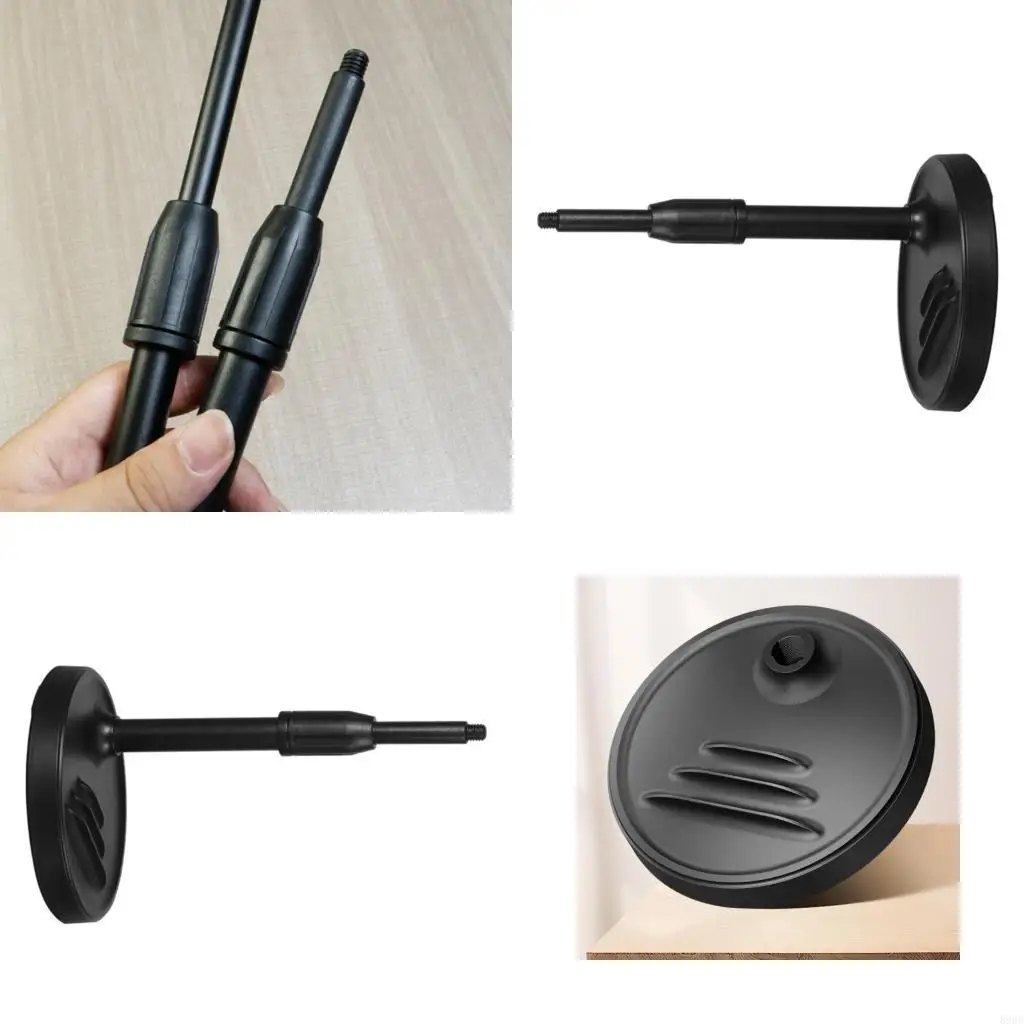 

Multiple Device Holder Rack Stand With Concrete Filled Base And Height Adjustment For Movie And Shows Streaming Meetings 896C