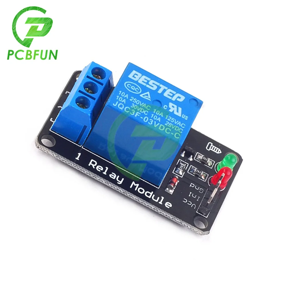 3V 3.3V 1/2 Channel Relay Module Low Level Trigge with Lamp Relay Output 1/2 Way Relay Module for Arduino