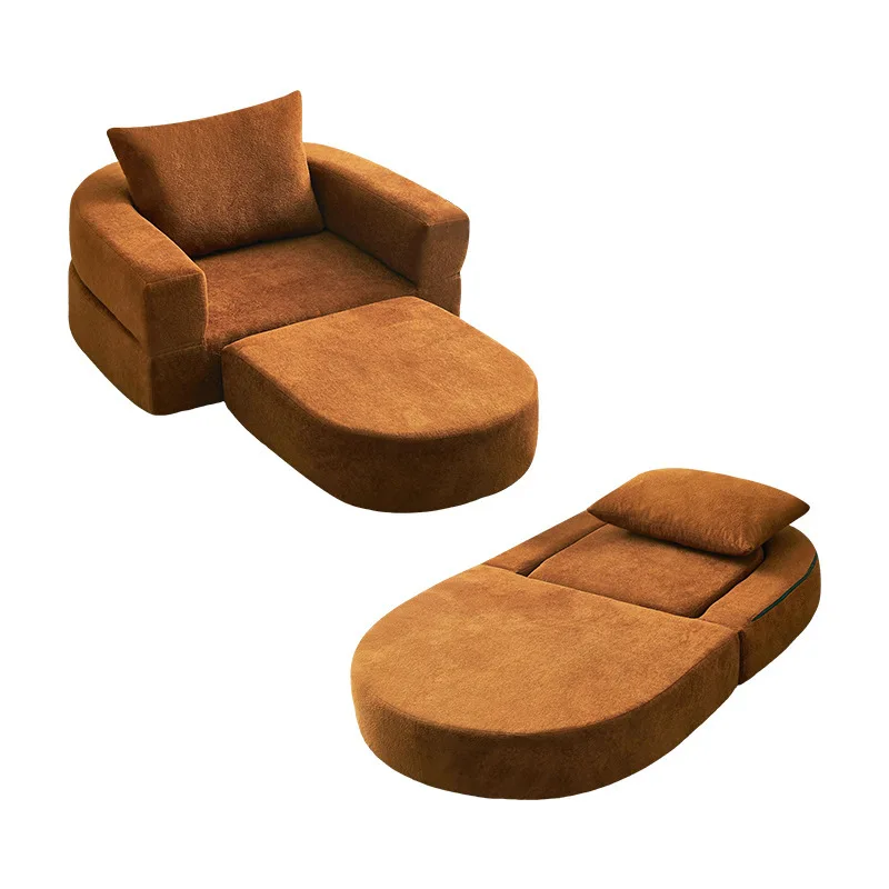 U-shaped folding sofa beds can be compressed into compact floor-standing sofas, suitable for living rooms, balcony floors
