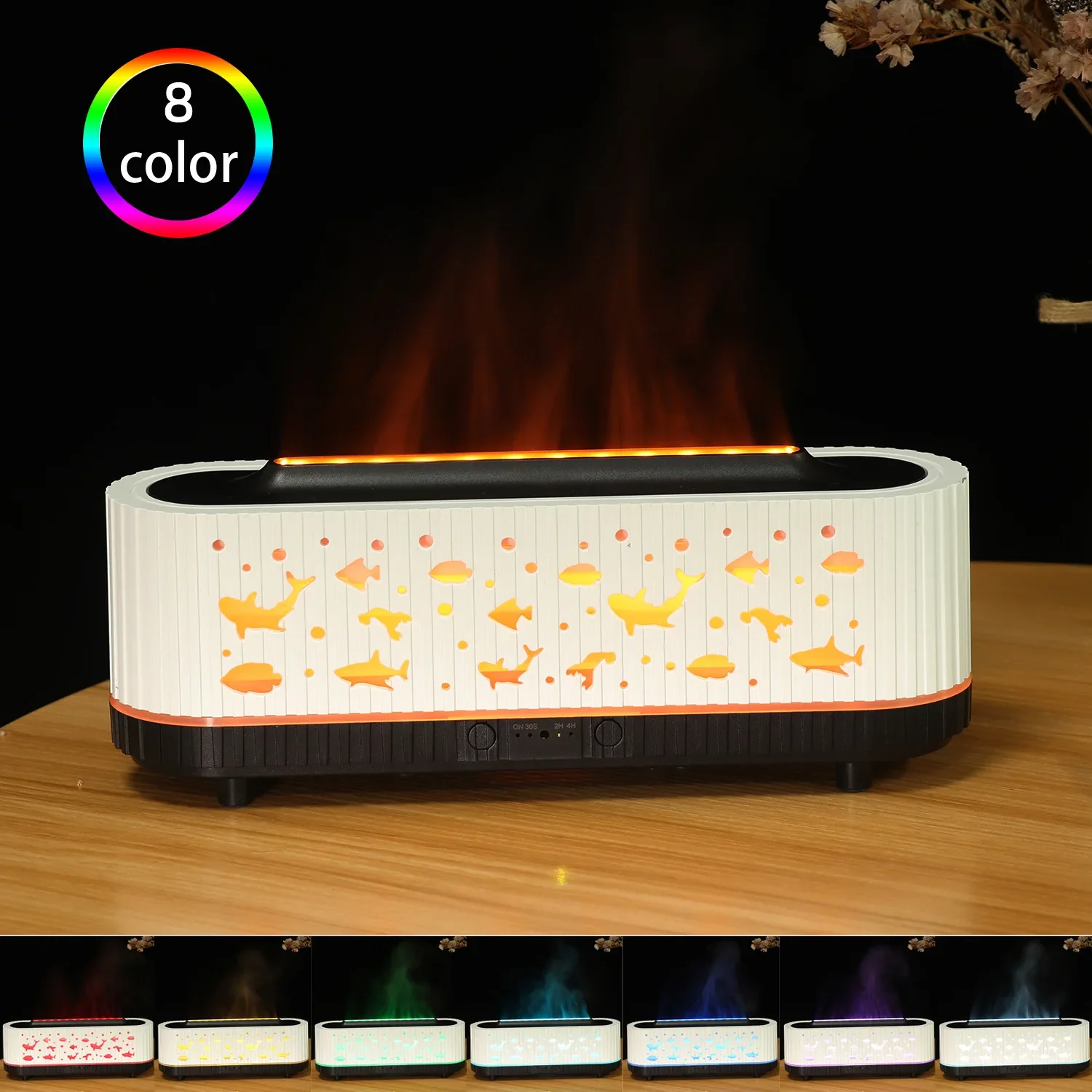 ماكينة العلاج بالروائح العطرية في العالم تحت الماء ، مرطب غرفة النوم ، مصباح مزدوج ، خيال ، 24 فولت ، من جديد