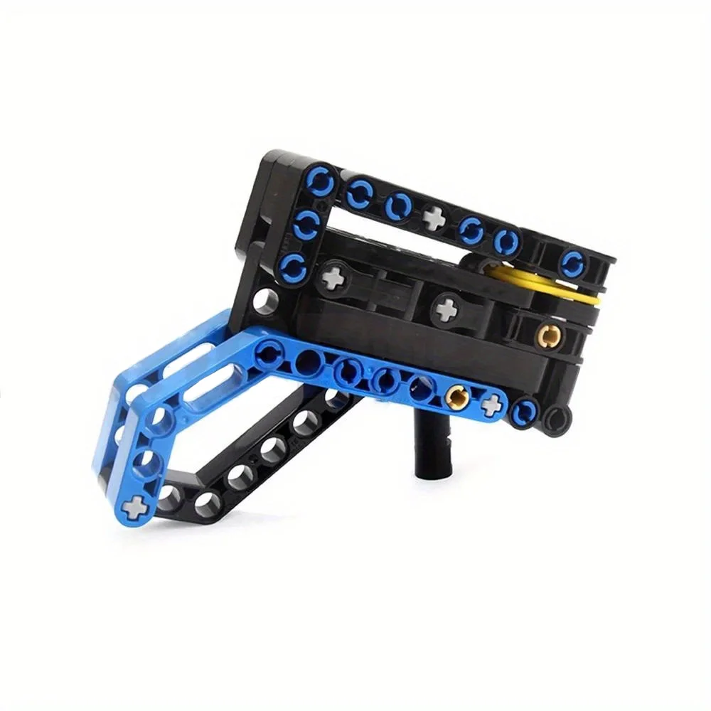Modèle de pistolet à assembler technique, Mini blocs de construction, pièces d'éjecteur, jeu de pistolet avec balles de tir, jouets de bricolage, briques MOC, cadeaux pour enfants