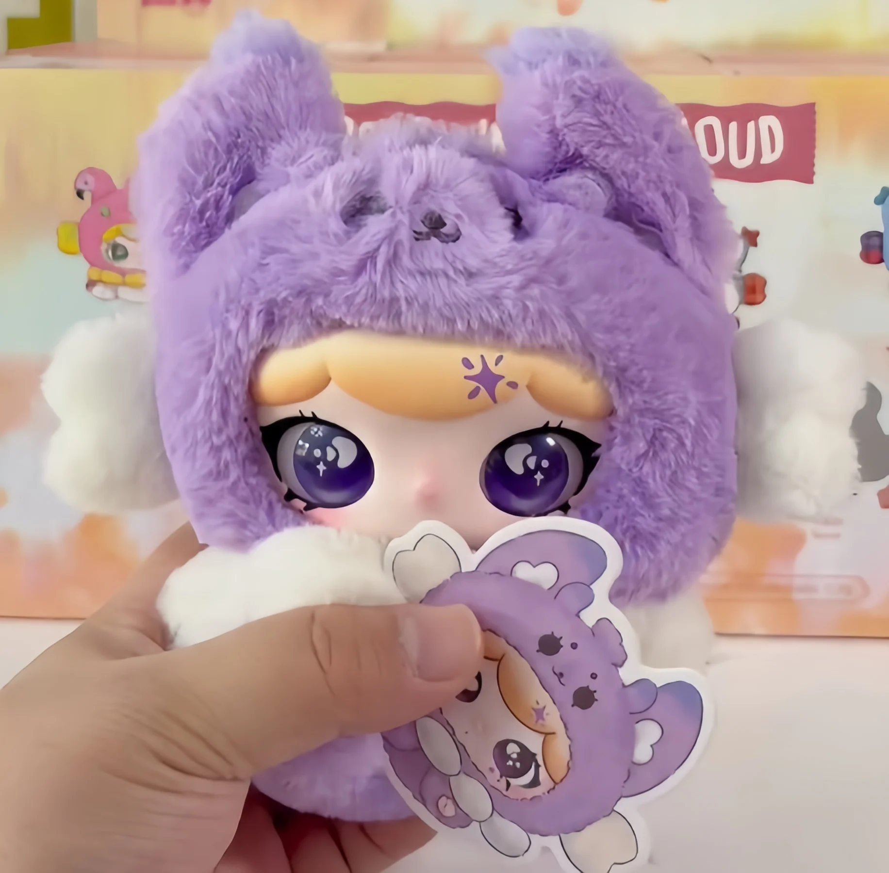 กล่องสุ่มซีรีส์ Lulumi Travel In The Cloud ของเล่นตุ๊กตาอนิเมะน่ารัก ของขวัญเซอร์ไพรส์สำหรับเด็กหญิงและเด็กชาย