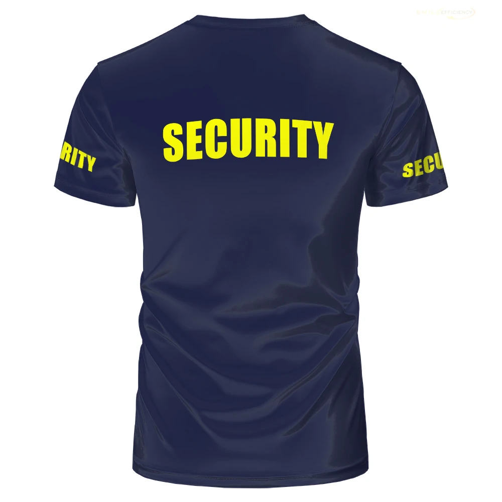 Classic Security Uniform Cheap Men\'s T-shirts Bodyguard Professional Work Clothes Tee Guard Light Breathable Procurement Tops