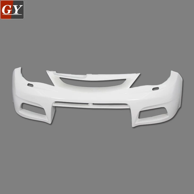 for Subaru 07-14 GR #GV #(GRB GVB) WRX STI Partial Carbon VRS Wide Body VER Style Front Bumper with Front Lip Diffuser