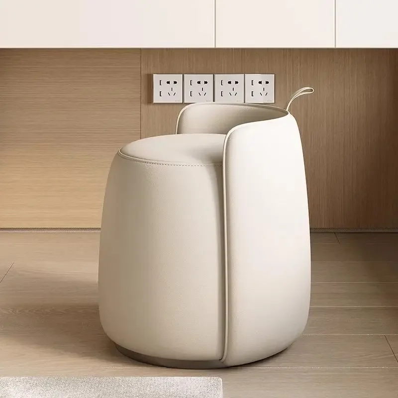 Sofa Stool Simple, Dressing Stool, Home, Bedroom, Low Stool, Rotatable, Stool, Makeup, Living Room, Chair