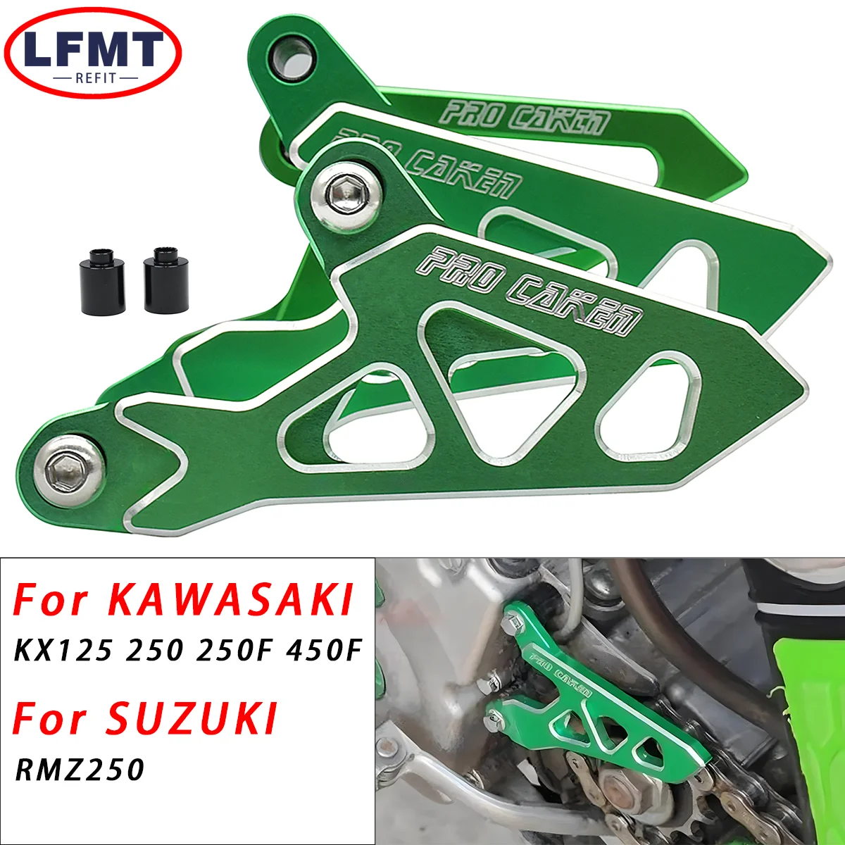 

For KAWASAKI KX125 KX250 KX250F KX450F SUZUKI RMZ250 Dirt Bike Motorcycle Accessories Front Sprocket Cover Chain Protector Guard