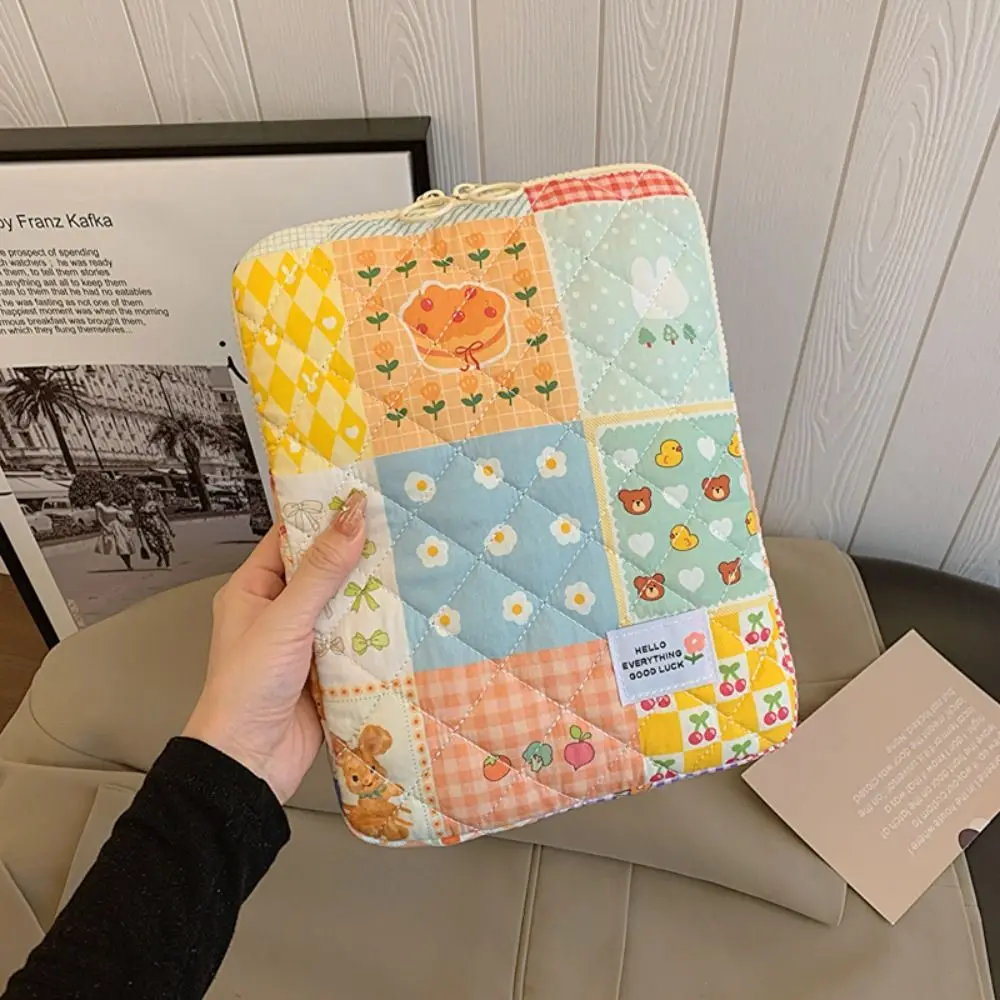 

Сумка для документов Puffy Защитный чехол для планшета Большая вместительная легкая сумка для хранения компьютера Вышитая сумка для планшета для девочек