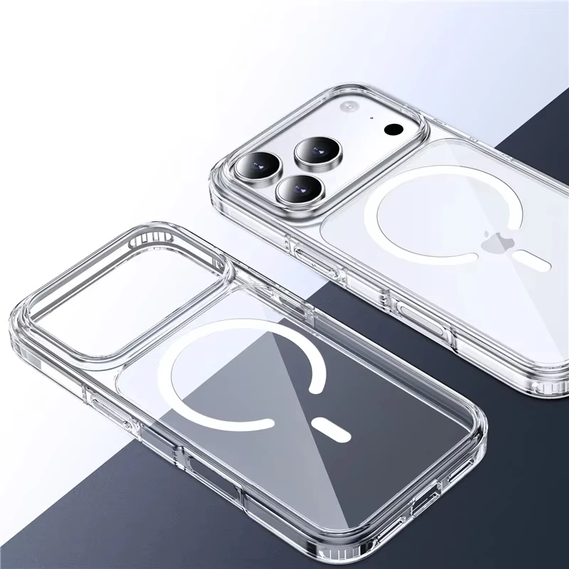 Capa MagSafe iPhone Transparente Anti-Choque | Proteção Luxo