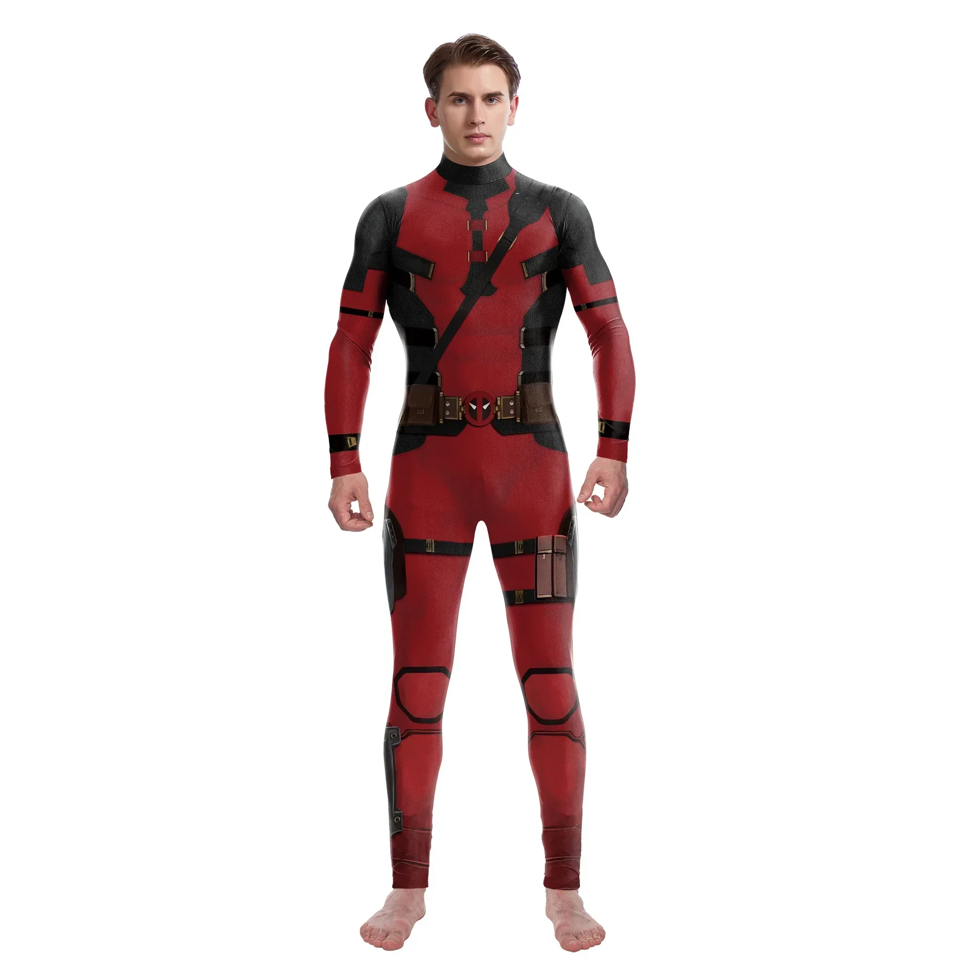 Superhero Men Women Children Movie Deadpooler Wolverine Cosplay Costumes Hallloween Jumpsuit Performance Party Zentai Bodysuits