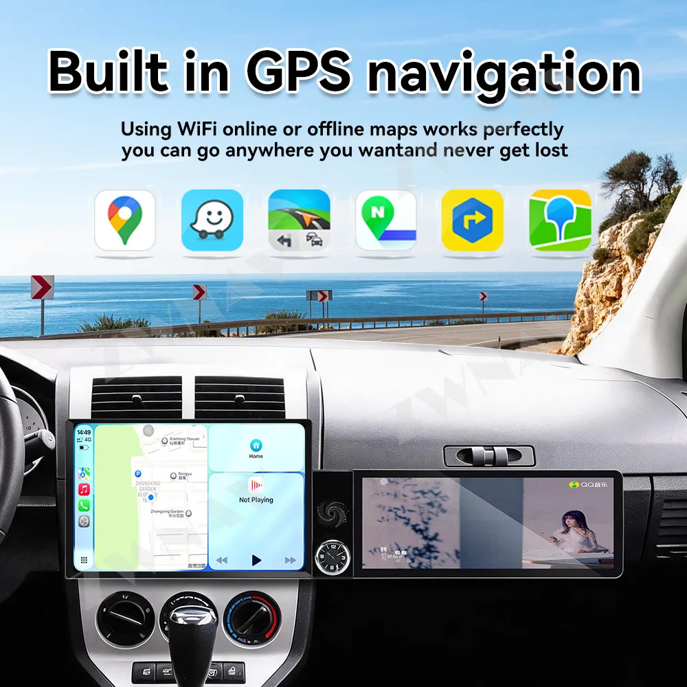 GPS Navi Android 15 Car Radio 13.1