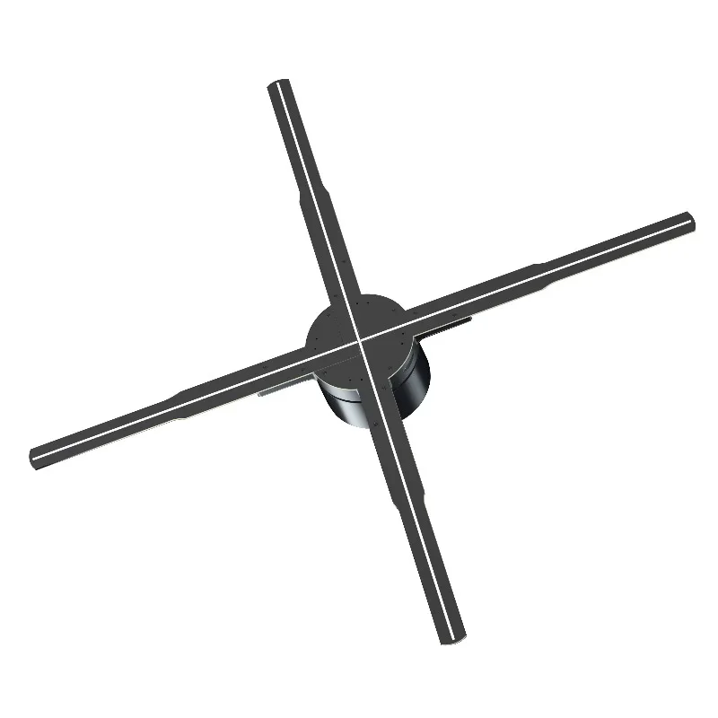 3D holographic projector, LED fan, rotating animation advertising display, with SD card for advertising equipment