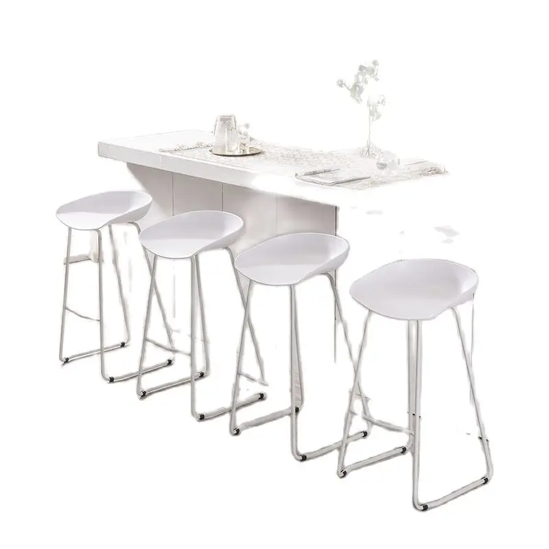 Nordic simple household iron bar chair bar chair fashion creative high stool chair coffee shop front bar stool