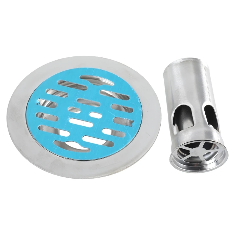 Stainless Steels Floor Drain Antiodor Drainer Shower Strainer Cover AntiBlocking Round Floor Strainer Hair Catcher DropShipping