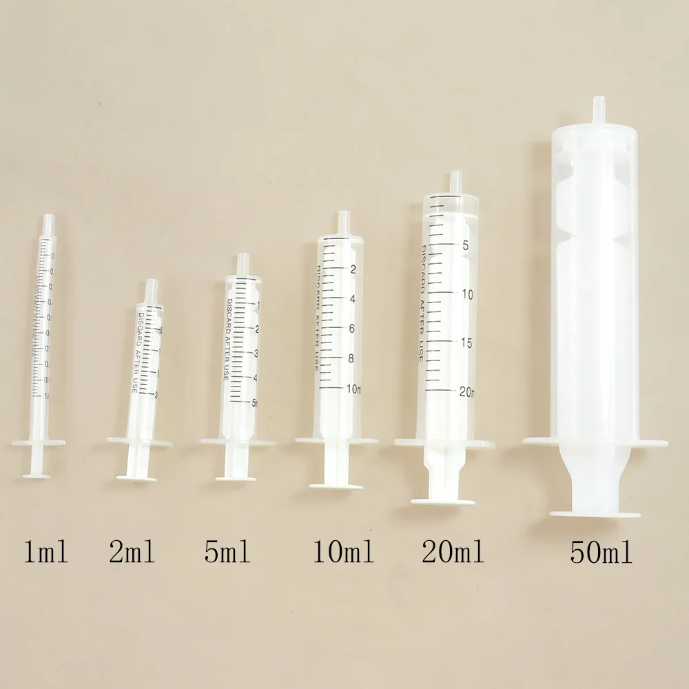 Experimental HPLC Sampler Liquid Chromatography Sampling Filter Plastic PP Without Rubber Stopper Syringe