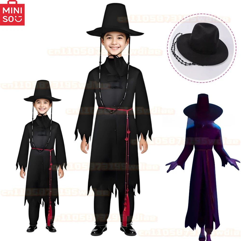

Anime Movie Demon Hunter Saja Boy Jinu Cosplay Costume Wig Kpop Group Singing Korea Style Man Suit Hat Halloween Party Women Men