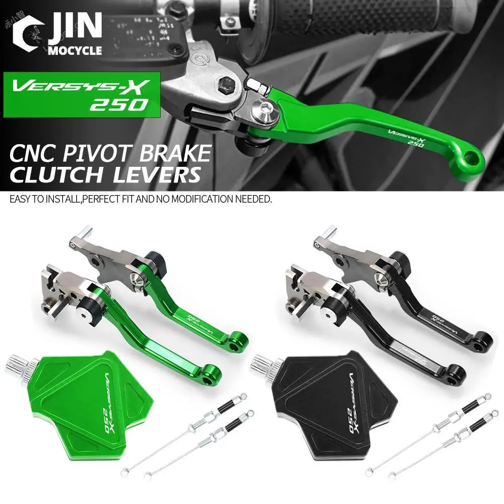 

For Kawasaki VERSYS-X250 2017 2018 2019 Motorcross Accessories CNC Stunt Clutch Lever Easy Pull Cable System Brake Clutch Levers