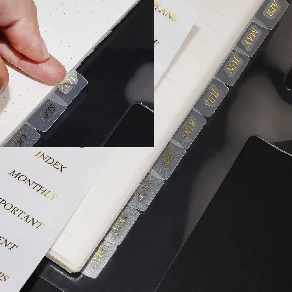 

Sticker for A5/A6 Notebook Binding Supplies Page Dividers Binder Index Separator Diary Book Sticker Binder Index Dividers