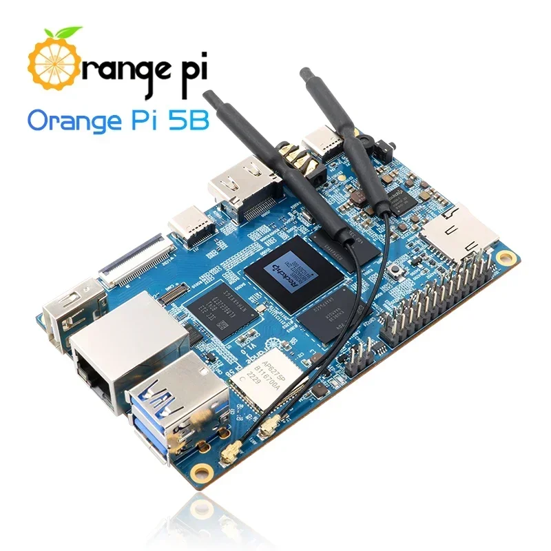 Orange Pi 5B 16GB Ram 128GB EMMC Single Board RK3588S  Wifi-BT