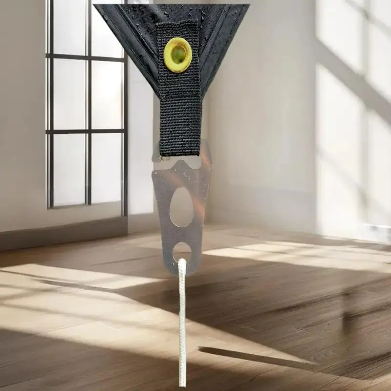 مشبك رياح قوي من الفولاذ المقاوم للصدأ؛ أداة تعديل الخيمة؛ مشبك حبل التخييم؛ ملحق خيمة بعقدة سريعة للتثبيت