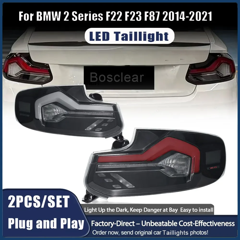 

Headlamps For BMW F22 2 Series 2014-2021 Auto Tuning Car Accessories RGB LED Taillight Assembly Running Light Car LED Tail Light