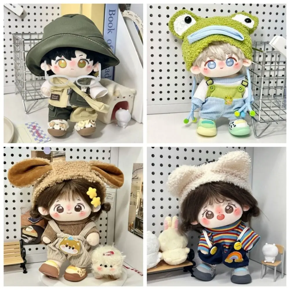 Conjunto de Roupas para Bonecas de 20cm, Estilo Moderno e Fofo, Vestido Miniatura Colorido, Acessórios DIY de Desenho Animado, BJD