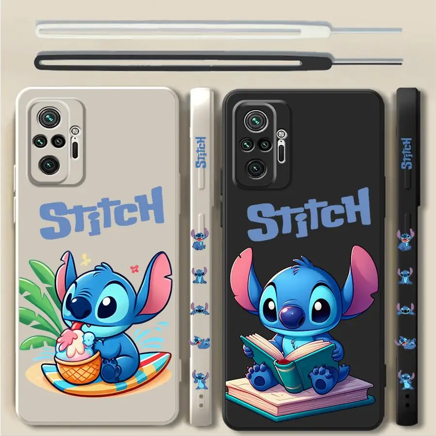 Weiche TPU-Hülle für Xiaomi Redmi Note 10 12s 11s 10Lite 10 11 Pro 14 Pro Plus 13 12 ProPlus Stitch Cute